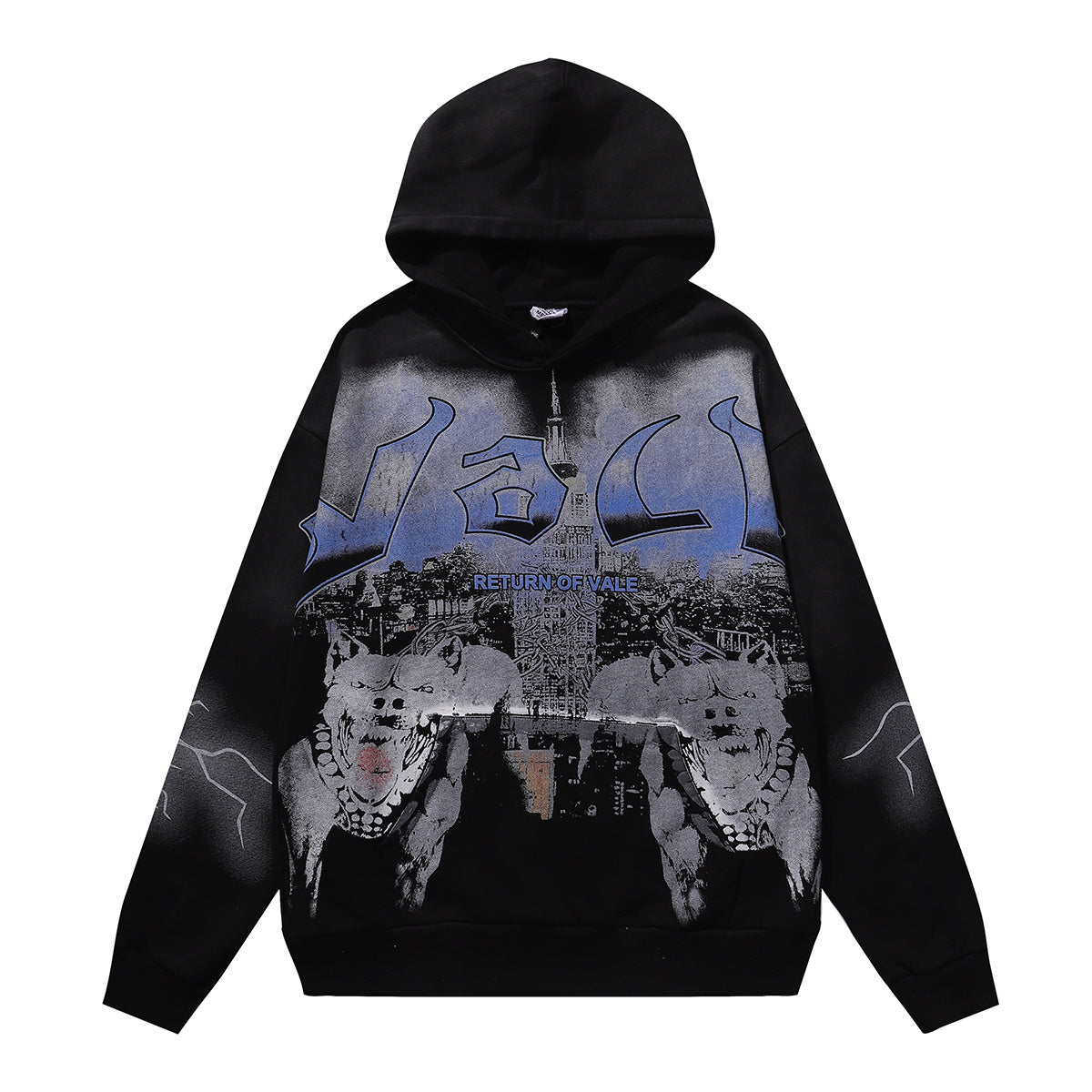 Vale Forever Valley Dreams "The Dogs" Pullover Hoodie Black